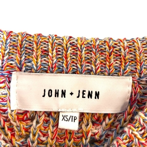 John & Jenn Women's Knitted Cotton Top - Prismatic - Picture 7 of 12